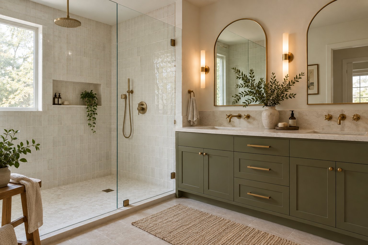 Modern refurbished bathroom
